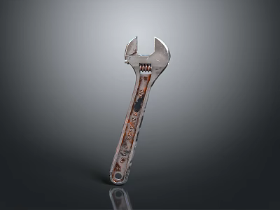 Sturdy Adjustable Metal Wrench Tool For Home Repair And Daily Use 3d model