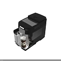 Automatic Espresso Coffee Machine Kitchen Appliance Making Cappuccino With Milk Froth