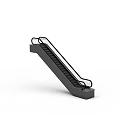 Modern Black Metal Staircase With Handrail Steps And Standalone Structure Design