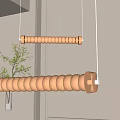 Quiet Wind Chandelier 3d model
