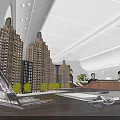 Modern Open Kitchen Interior Design With Island Counter And Stainless Steel Appliances