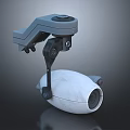 Modern Projection Monitoring Device With Mechanical Arm And White Body Structure