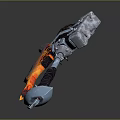 Ornate Flame Decorated Metal Axe Weapon With Wrapped Handle And Sharp Bladed Design