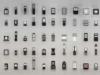 New Chinese lawn lamp 3d model