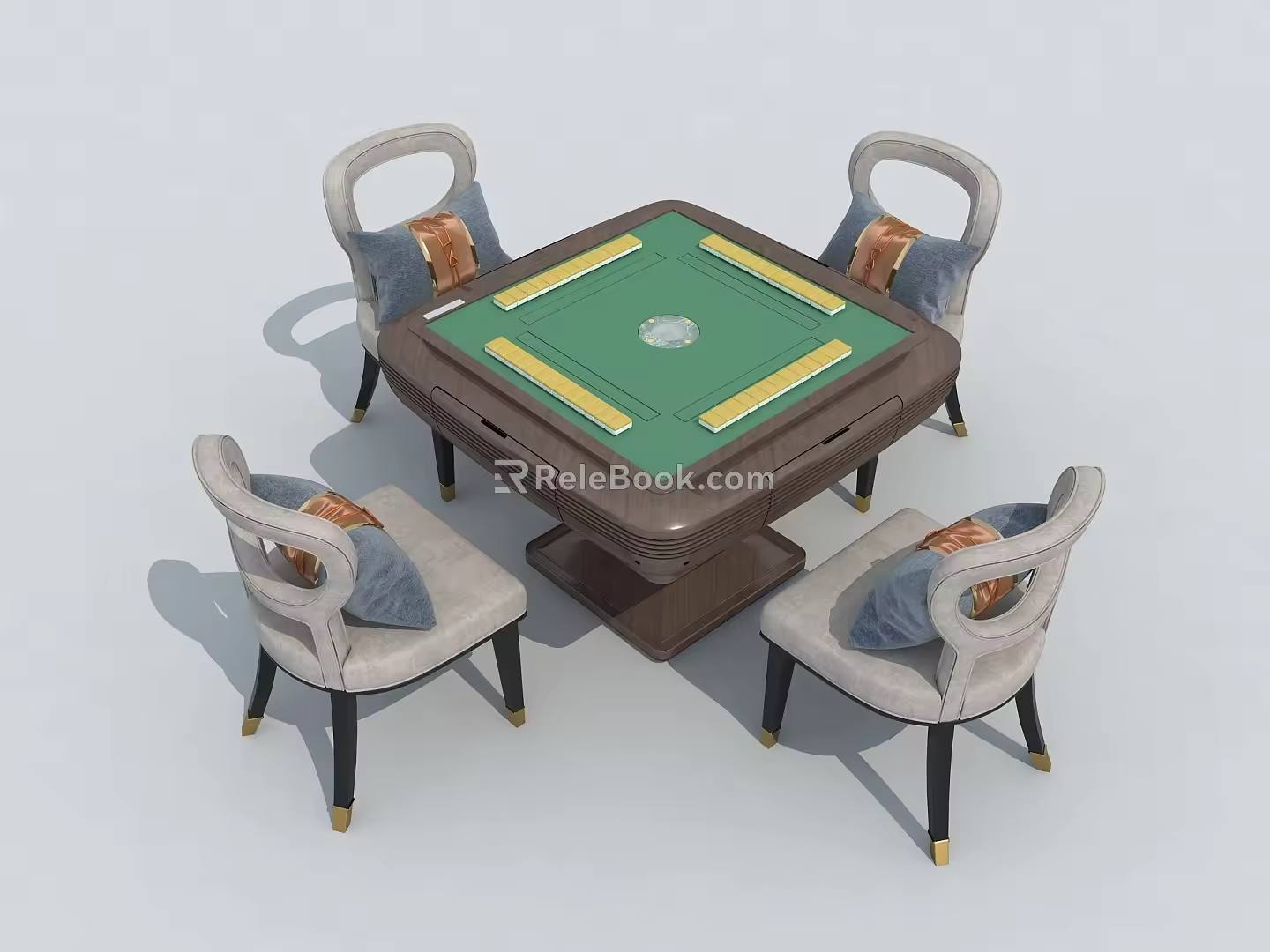 mahjong machine mahjong table mahjong seat 3d model