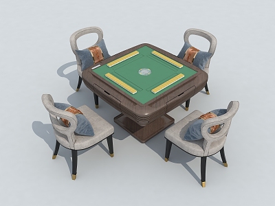 mahjong machine mahjong table mahjong seat 3d model