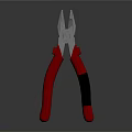 High Quality Hardware Tool Pliers With Red And Black Handles For Professional Use