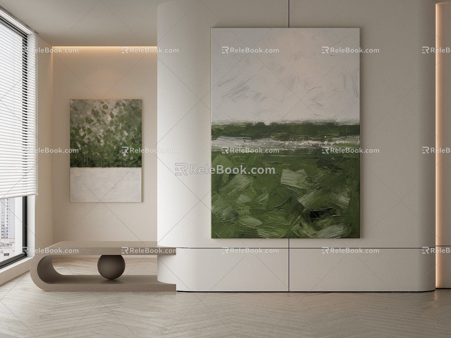 Quiet decorative painting 3d model