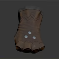 Ancient Metal Bracers Pair With Ornate Design Shiny Surface And Dark Background