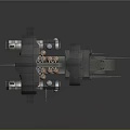 Advanced Cosmic Spacecraft With Modular Structure Antenna Arrays And Engine Components