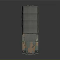 Vintage Military Truck With Camouflage Paint And Canvas Cover Six Wheel Design