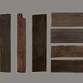 Arbor Wood Planks With Distinct Natural Grains And Diverse Color Shades