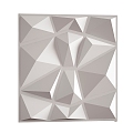 Modern wall panel wall hanging square 3d model