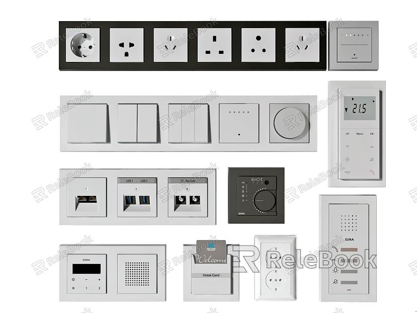 Modern Switch Socket Access Control Card Inserter model