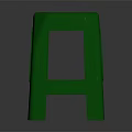 Sturdy Green Plastic Stool With Simple Design And Four Legs Structure