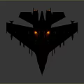 Aerospace Camouflage Fighter Jet With Glowing Thrusters And Underwing Missiles