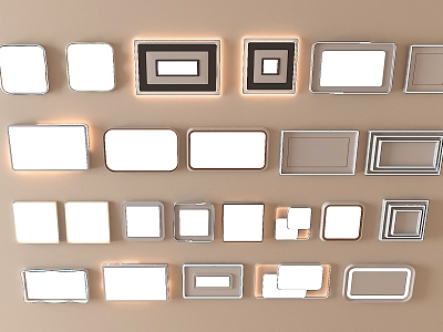 Modern Ceiling Light Ceiling Light Living Room Light Bedroom Light Room Light 3d model