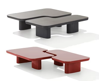 Poliform ERNEST Coffee Table Corner Table Coffee Table Side Table Baolifeng Coffee Table 3d model