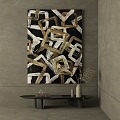 Quiet Wind Decorative Painting 3d model