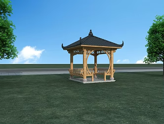 Chinese Style Landscape Pavilion Chinese Style Pavilion Chinese Style Pavilion Ancient Pavilion Antique Pavilion 3d model