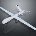 Intelligent Machine Unmanned Aerial Vehicle With Long Wings And Advanced Mission Technology