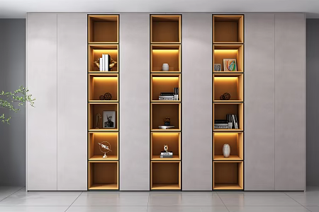 Modern Decorative Cabinet 3d model