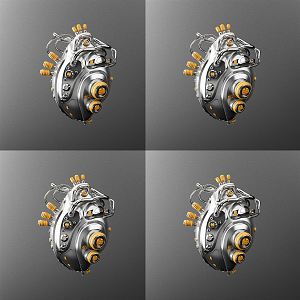 Modern Heart Mechanical Heart Human Organs Artificial Organs Artificial Heart Medical Devices Medical Equipment Artificial Mechanical Heart 3d model