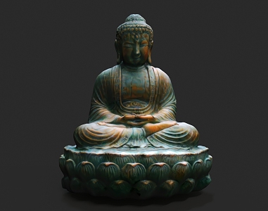 Buddha Bodhisattva Decoration Buddha Sakyamuni Buddha 3d model