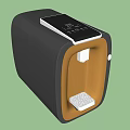 Two Black And Brown Automatic Sensor Dispensers As Daily Use Electrical Appliances