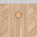 Modern Flooring Wood Flooring 3d model