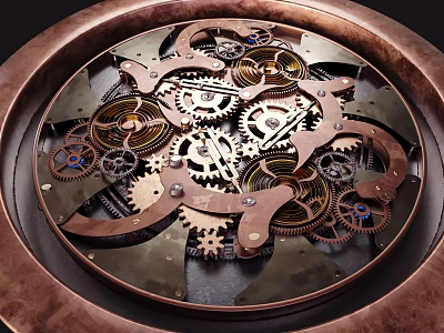 High Precision Hardware Tools Featuring Intricate Gears And Mechanical Metal Components 3d model