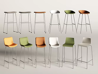 Modern Bar Chair Bar Stool High Chair Leisure Chair High Stool Chair Bar Chair 3d model