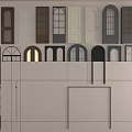 Various Styles Of Doors And Windows With Different Designs And Shapes