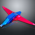 Modern Lego Plane Lego Spaceship Lego Spaceship 3d model