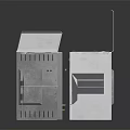 Modern White Kitchen Gas Stoves With Oven One Open Door And One Open Lid Design