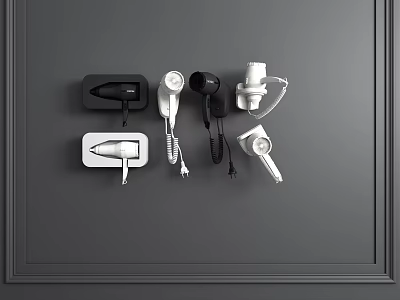 Household Daily Electrical Appliances Wall Mounted Display With Various Styles And Designs 3d model