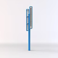 Blue Vertical Fitness Measurement Equipment For Sports Training And Gym Use