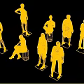Modern Model Clothing Model 3d model