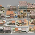 Middle Eastern Architecture Cuban Architecture European Architecture Medieval Architecture Western Architecture Street Urban Architecture 3d model