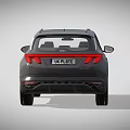 Hyundai Gray SUV With Black Roof Modern Design LED Headlights And Alloy Wheels