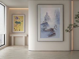 New Chinese Decorative Painting 3d model