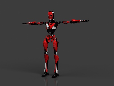 Robot Science Fiction Cyberpunk 3d model