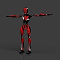 Robot Science Fiction Cyberpunk 3d model