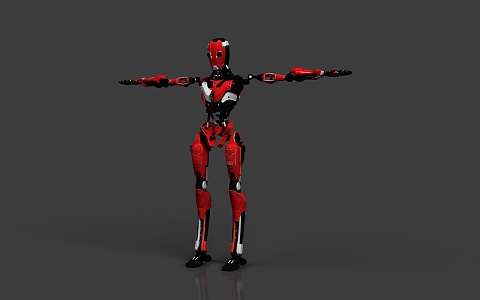 Robot Science Fiction Cyberpunk 3d model