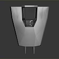Turret Turntable Railgun Sci-fi Tower Defense Game Tower Defense Sci-fi Turret Game Turret Game Battery 3d model