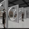 2021 Spring International Fashion Expo Featuring Chinese Foreign Stylish Clothing And Mannequins