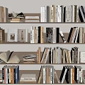 Books 3d model
