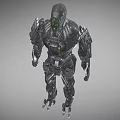 Robot mechanical warrior sci-fi robot mecha warrior sci-fi warrior destroyer future high-tech low-face number low-model simple model film and television level 3d model