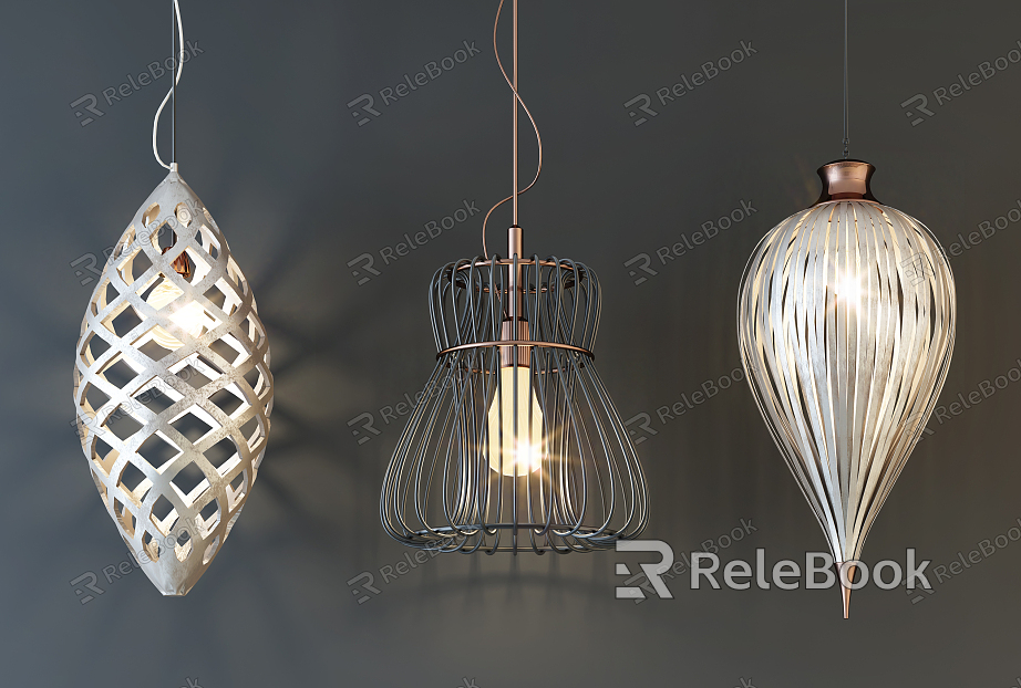 Modern special-shaped chandelier fashion simple metal chandelier combination model