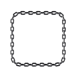 Modern Metal Chain Iron Chain 3d model